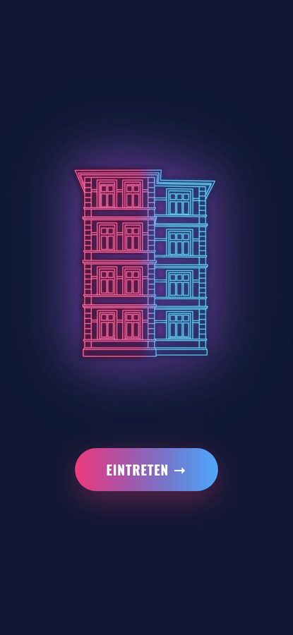 Objektseite für Altbau-Eigentumswohnungen, animiertes Intro