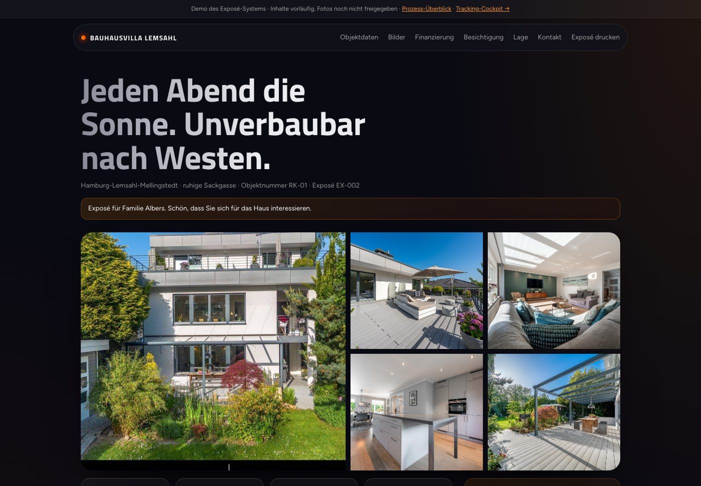 Persönliches Exposé